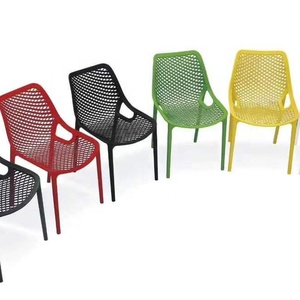 YWJ Yaweijia Silla de comedor nórdica Plástico Silla de plástico moderna Muebles Mesa de comedor al aire libre y juego de sillas - Product Image 1