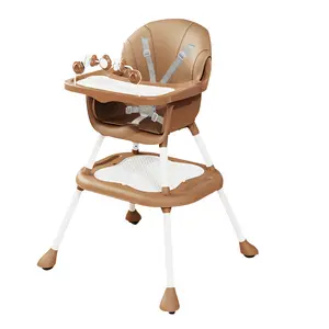 फैक्टरी हॉट सेलिंग तह डाइनिंग चेयर ढहने योग्य बहु-कार्य शिशु भोजन उच्च कुर्सियां