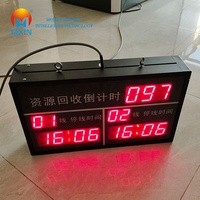 Pantalla Digital LED Personalizada de 5 Pulgadas Modbus ASCII Pantalla Grande RS232 RS485 TTL 0-20mA 0-10VDC Analógica Digital Programable