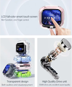 Audífonos Deportivos In-Ear <span class=keywords><strong>Air</strong></span> <span class=keywords><strong>Max</strong></span> Inalámbricos con Chipset JL, Micrófono Estéreo, Bajos, TWS, Pantalla Táctil Digital - Product Image 6