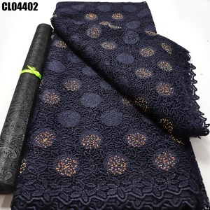 Tessuto in Pizzo Tradizionale Africano all'Ingrosso, Tessuto Ricamato con Cristalli Austriaci, <span class=keywords><strong>Guipure</strong></span> per Abbigliamento Senegal e Mali - Product Image 3