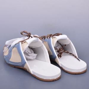 <b>Half</b> <b>slip</b> on designer style slippers top-quality genuine leather laced design fashionable brand sports slippers - Product Image 3