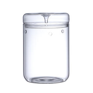 <span class=keywords><strong>Terrarium</strong></span> en Verre Wabi Kusa – Couvert avec Drain de Condensation, Ventilé pour Micro-Paysages - Product Image 2