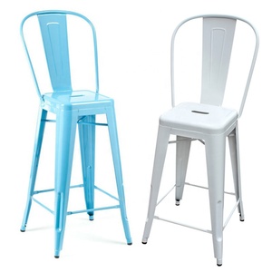 Morezhome metal moderno barato taburete bar silla <span class=keywords><strong>con</strong></span> <span class=keywords><strong>respaldo</strong></span> alto - Product Image 5
