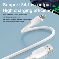 Câble USB Type C 1,2 m à prix d'usine, câble de charge rapide Type-C pour Samsung S9 Plus, câble de données USB pour Huawei