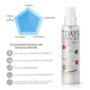 Tónico Facial Blanqueador Orgánico OEM, Tónico Facial en Aerosol con Vitaminas y Frutas - Product Image 3