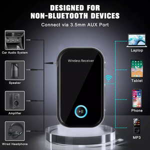 Ricevitore <span class=keywords><strong>Bluetooth</strong></span> Aux <span class=keywords><strong>BT</strong></span>-15 per Auto, Adattatore Audio <span class=keywords><strong>Bluetooth</strong></span> V5.0 per Auto, Ricevitore <span class=keywords><strong>Bluetooth</strong></span> 5.0 da 3,5mm per Altoparlanti Auto Ecc - Product Image 3