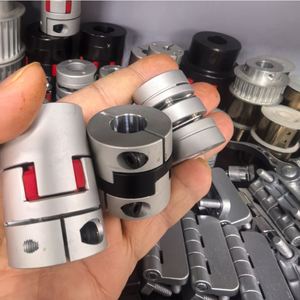 Accouplement de transmission rigide de précision en alliage d'aluminium, conception OEM personnalisable pour connexion de diaphragme de couple d'arbre de moteur - Product Image 1