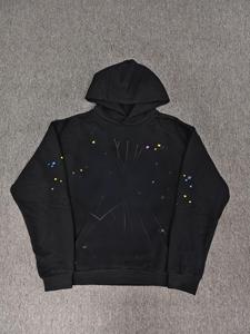 Felpa con Cappuccio Stile Spider <span class=keywords><strong>Y2K</strong></span> per <span class=keywords><strong>Uomo</strong></span>, 100% Cotone 450gsm, Stampa a Rilievo, Felpa Streetwear Pesante - Product Image 2