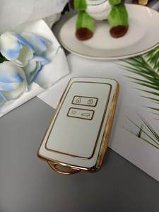 Muestra Gratis, Funda Protectora de TPU para Llaves de Coche, Carcasa para Llavero, Compatible con KOLEOS Kadjar <span class=keywords><strong>Arkana</strong></span> 2017 <span class=keywords><strong>Samsung</strong></span> QM5, 5 Colores - Product Image 5