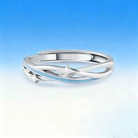 Bague Lumineuse Plaqué Or 18K en Acier Inoxydable Étanche et Inaltérable, Marque Fanhua, Tendance et Élégante