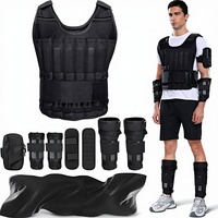 Gilet lesté réglable 60 lb pour hommes avec plaques en acier pour l'entraînement de force et les séances de course – Personnalisation usine 2026