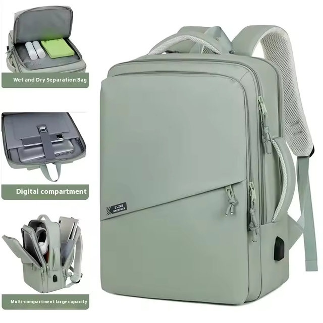 Wholesale Custom Business Large Capacity Designer USB Waterproof Mochila Waterproof Bag Bagpack Travel Back Pack Laptop Backpack