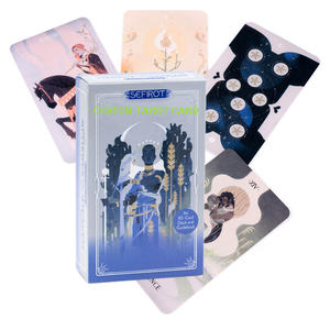 Aangepaste Tarotkaarten Bedrukt Personaliseerbare <span class=keywords><strong>Tarot</strong></span> Op Het Russisch Met Gids In Doos - Product Image 1