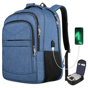 Высокое качество зарядки 15 дюймов ноутбука школьников Мужская Повседневная Большая емкость Usb Бизнес Рюкзак Сумка для колледж для мужчин рюкзак для ноутбука