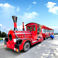 Chariot ouvert personnalisable quantité de train électrique sans rail pour centre commercial pour enfants