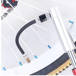 Tuyau de pompe à air QTRG03, tube en aluminium tressé noir de 20 cm pour gonfleurs de pneus de vélo - Product Image 4