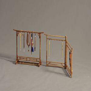 Soporte para pinceles de bambú, soporte para bolígrafos de caligrafía, modelo recto plegable para escritorio Bj-9021 - Product Image 1