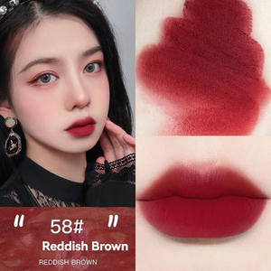 Masilla de labios mate de terciopelo para ambos lados de lápiz labial crema de lápiz labial nublado masilla de labios de seda impermeable - Product Image 3