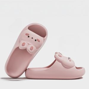 Pantuflas de Interior Ecológicas Estilo Coreano, Suela de PVC, Entresuela de Microfibra, Parte Superior de Tela Elástica, Ligeras, Antiolor - Product Image 2