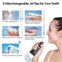 Usb Rechargeable Water Flosser Dentaire Jet D'eau 300ML Réservoir D'eau Étanche Dents Cleaner Portable Oral Irrigator H2ofloss