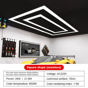 Luz LED para <span class=keywords><strong>lavado</strong></span> de <span class=keywords><strong>coches</strong></span>, luces cuadradas para garaje, sótano, detalles de automóviles grandes, luz LED para garaje sobre la cabeza - Product Image 4