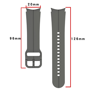 Tschick-Correa de reloj para Samsung <span class=keywords><strong>Galaxy</strong></span> <span class=keywords><strong>Watch</strong></span> <span class=keywords><strong>5</strong></span>/4, 44mm, 40mm, <span class=keywords><strong>46mm</strong></span>, 42mm, pulsera deportiva de silicona, <span class=keywords><strong>5</strong></span> <span class=keywords><strong>Pro</strong></span>, 45mm - Product Image 2