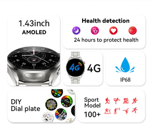 SMA Hot Bán bên ngoài tm9 thể thao thông minh đồng hồ xây dựng trong GPS Thể Thao Smartwatch với thẻ Sim cho cuộc gọi - Product Image 4