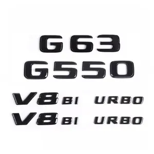 3D ABS รถพิทักษ์สัญลักษณ์ G65 G63 G500 G350 G550 สติกเกอร์สําหรับ G Class W463 W464 ป้ายรถอุปกรณ์เสริม