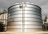 Réservoir de stockage de carburant et de produits chimiques à double paroi de 10000L-50000L pour l'infrastructure industrielle