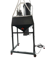 Aspirateur industriel électrique robuste pour silo, collecteur de poussière monophasé triphasé grande capacité 7500W télescopique