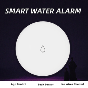 RSH Tuya ZigBee IP67 Wireless Smart Water Sensor Alarm 110dB <strong>Detector</strong> <strong>Flood</strong> Alexa Google Integration RSH-Zigbee-WL08 ABS - Product Image 2