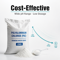 Chlorure de polyaluminium en poudre blanche PAC 30% pour les stations de purification d'eau urbaines