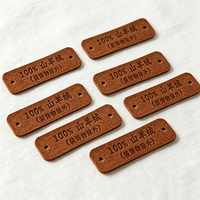 Etiquetas Personalizadas de Microfibra Ecológicas Termoadhesivas para Ropa, Sombreros y Accesorios de Prendas, Venta al Por Mayor OEM