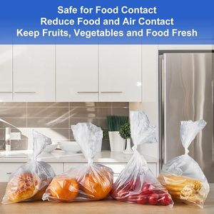 Plastic Produce Bags 12 X 16 Clear Food <b>Storage</b> For Fruits <b>Vegetables</b> Bread Meat 350 Count - Product Image 6