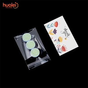 БОПП прозрачные пластиковые целлофановые пакеты для упаковки носков с логотипом на заказ - Product Image 3