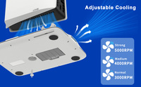 Station de refroidissement multifonctionnelle universelle, base D Ock, atmosphère colorée multifonctionnelle, support fin, chargeur magnétique