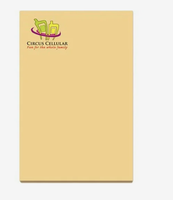 Blocs-notes adhésifs publicitaires personnalisés de qualité supérieure, 100 feuilles, 4x6 pouces, avec logo promotionnel, pour le bureau