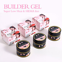 Hanyinails Kit de Gel Constructeur Professionnel Sans HEMA/TPO 56ml 48 Teintes Super Faible Chaleur Séchage Rapide Soak Off UV/LED