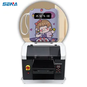Lampe de porte Carte d'identité et portefeuille Imprimante SENA-3045 petite machine d'impression à jet d'encre A3 XP600 + imprimante à plat UV vernis