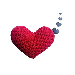 Cartes de vœux au crochet faites à la main en papier kraft tissé, rectangulaires, pour toutes occasions, pour exprimer l'amour, souvenir - Product Image 1