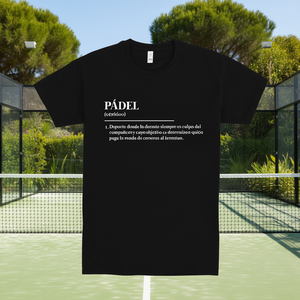 T-shirt Pdel Definition Nera Abbigliamento casual da uomo - Product Image 3