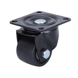 Bremse langlebig 2,5 Zoll 3 Zoll einstellbare Nivellierung PP Small Swivel Iron Low Profile Schwerkraft Nylon Maschinen Wheel <span class=keywords><strong>Caster</strong></span> - Product Image 3