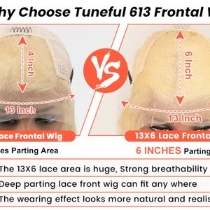 Perruque en dentelle frontale HD 13x4, cheveux humains blonds 613, dentelle complète, densité 200%, perruques en dentelle frontale HD 13x6, perruques en cheveux humains, vendeurs de perruques, pré-épilées - Product Image 5