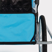 Usine directe Oxford tissu facile à installer petits enfants chariot vélo remorque BT003 pour voyage et bébé vélo équitation