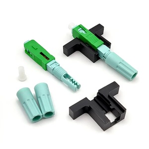 ตัวเชื่อมต่อไฟเบอร์ออปติกแบบเร็ว SC/APC สีเขียว สำหรับสายดรอป - Product Image 6