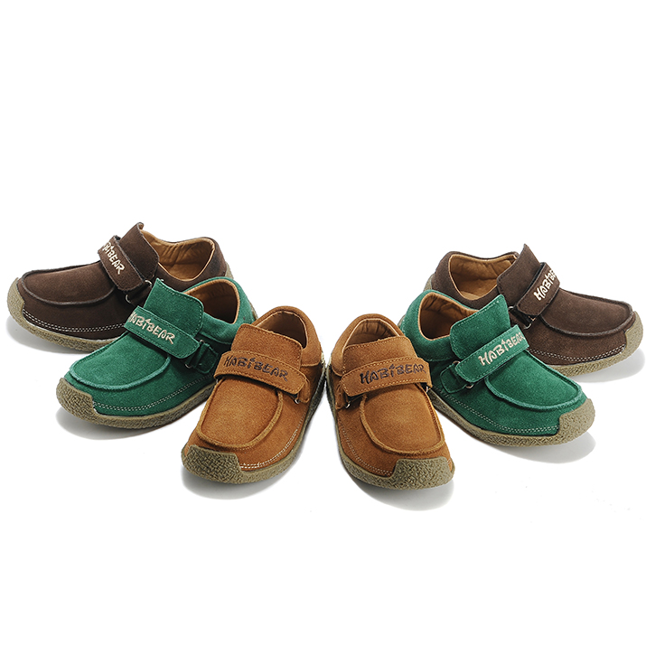 HOBIBEAR дети кожа wallabee обувь Дети мокасины