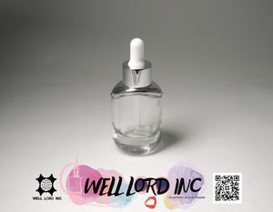 Contemporary Style Engraved Design Oil Serum Dropper <b>Bottle</b> with Screw Cap 30ml Capacity for Personal Use - Product Image 3