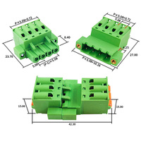Direct usine et prix bas : Ensemble de connecteurs et fiches mâle-femelle à ressort à bride PA66 de 5,08 mm pour applications en ligne