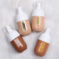 Base de Maquillaje Líquida de Cobertura Total, Resistente al Agua, Libre de Aceites, de Lujo, Marca Privada, Venta al Por Mayor